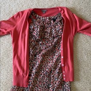 Cardigan and top set